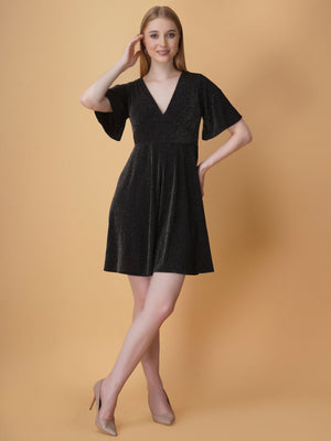 Shimmer A-Line Dress