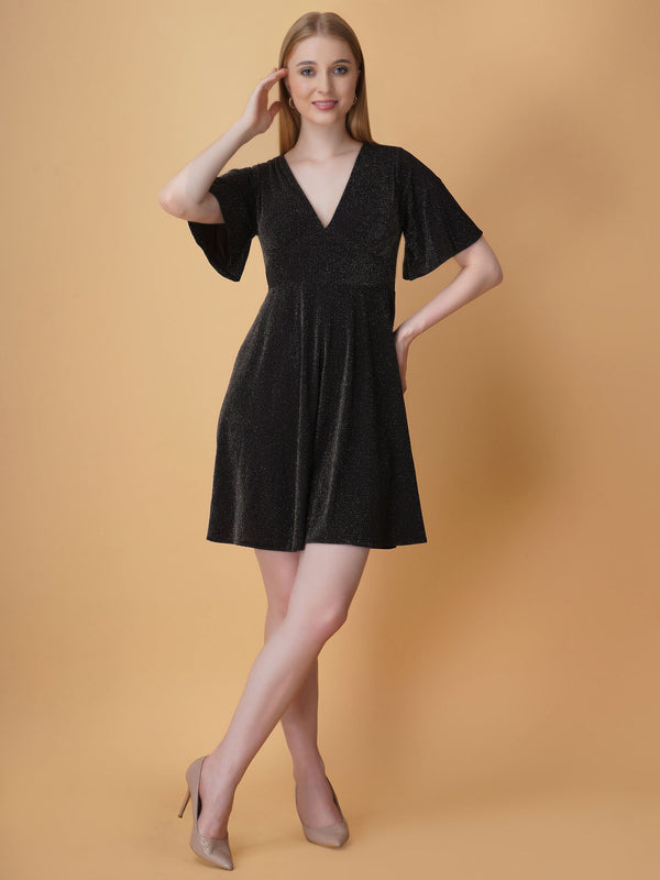 Shimmer A-Line Dress