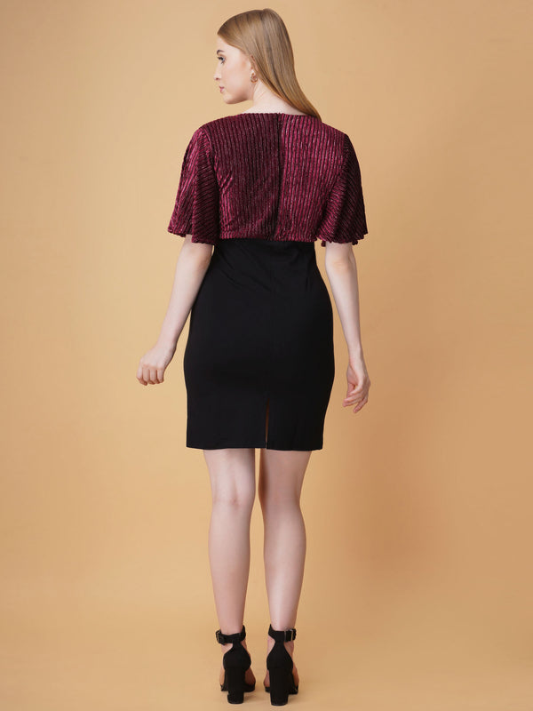 Shimmer Bodycon Mini Dress