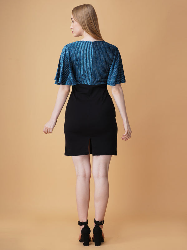Shimmer Bodycon Mini Dress