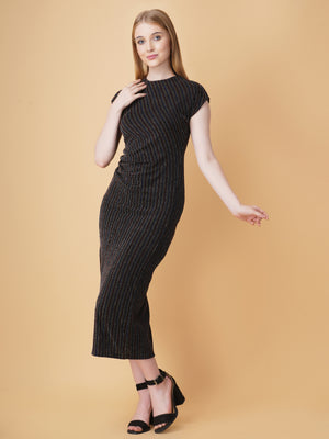 Embellished Slit Bodycon Dress