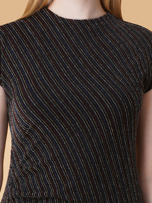 Embellished Slit Bodycon Dress