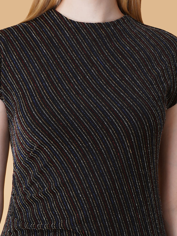 Embellished Slit Bodycon Dress