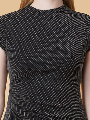 Embellished Slit Bodycon Dress