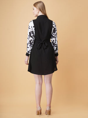 Crisscross Belt Shirt Dress