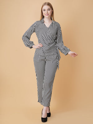 Stripe Overlap Co-Ord Set