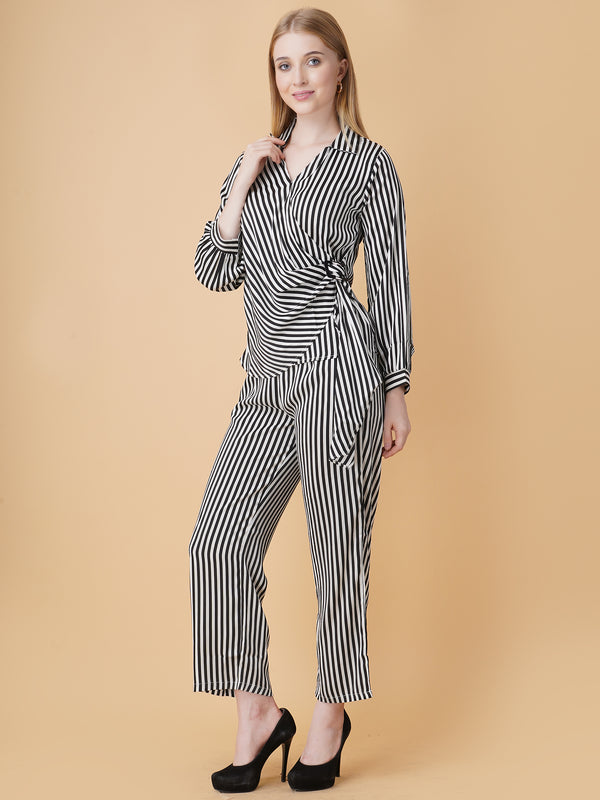 Stripe Overlap Co-Ord Set