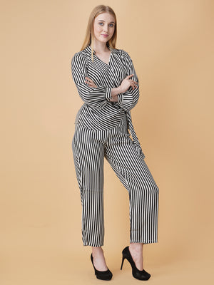 Stripe Overlap Co-Ord Set