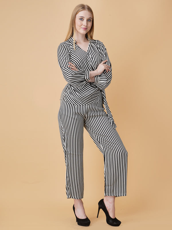 Stripe Overlap Co-Ord Set