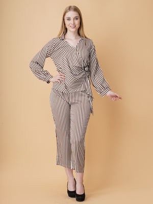 Stripe Overlap Co-Ord Set