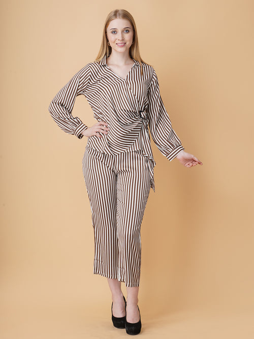 Stripe Overlap Co-Ord Set