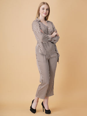 Stripe Overlap Co-Ord Set