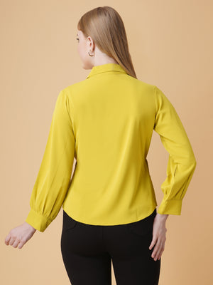 Overlap Pullover Blouse