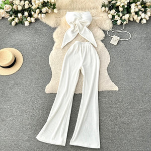 Self Design Padded Tube Co-ord Set