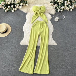 Self Design Padded Tube Co-ord Set