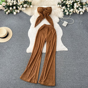 Self Design Padded Tube Co-ord Set